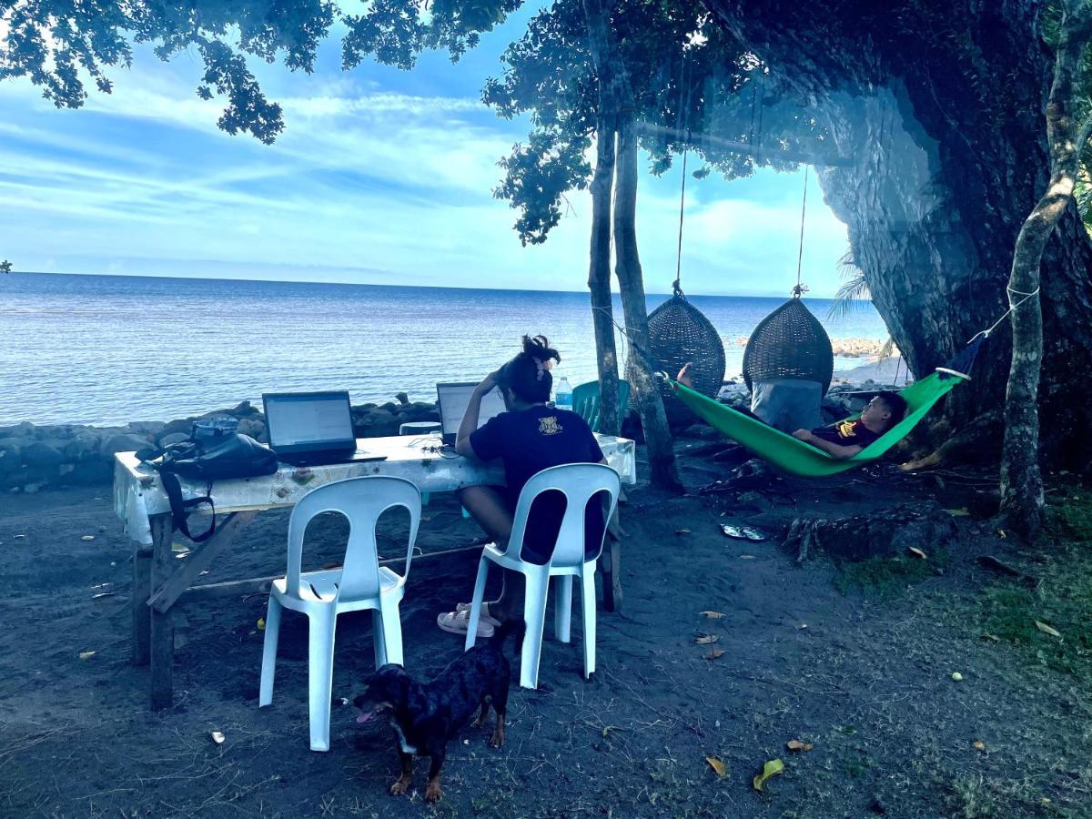 マンバヤオ Borbon'S Treehouse By The Sea Bed & Breakfast エクステリア 写真