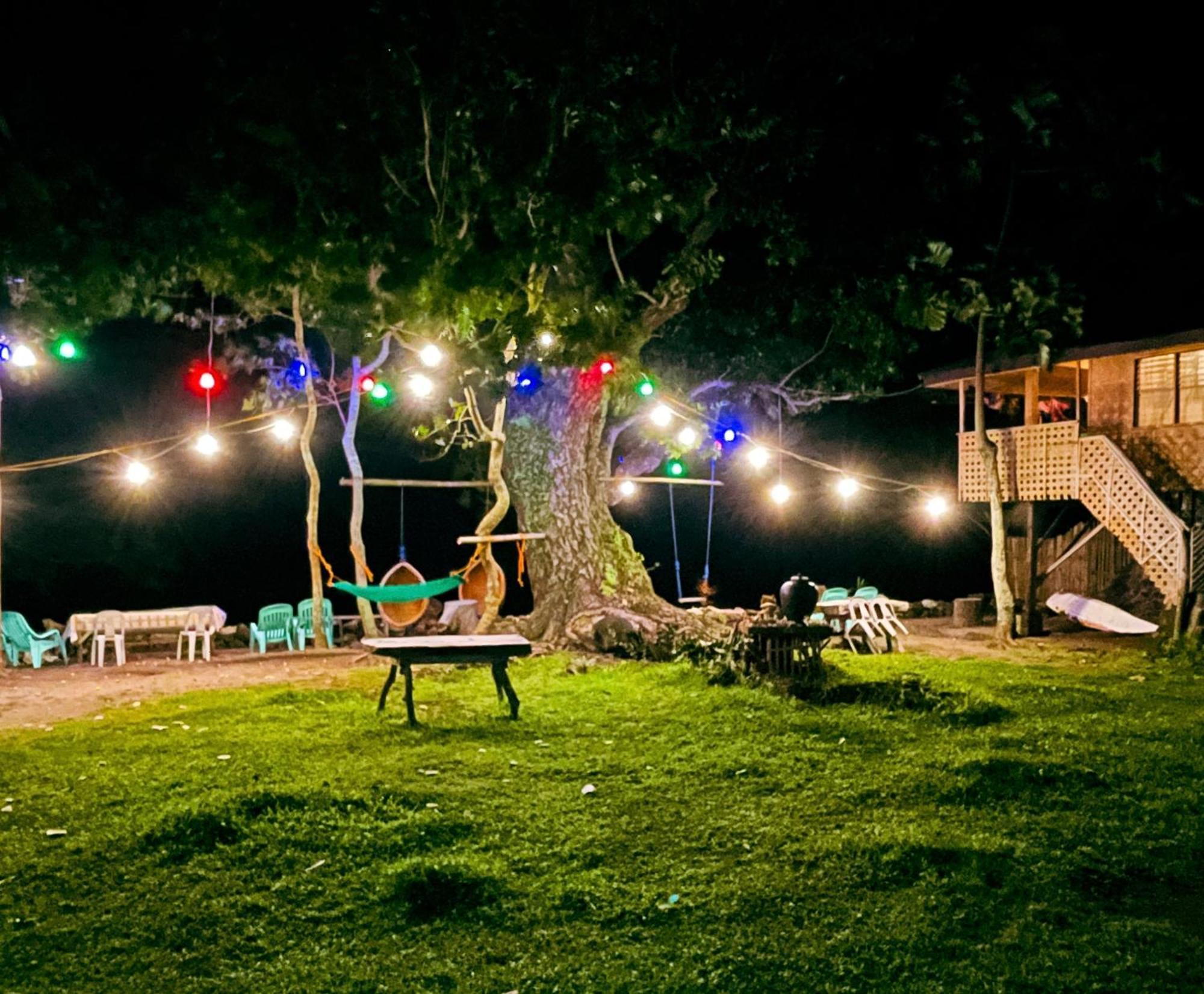 マンバヤオ Borbon'S Treehouse By The Sea Bed & Breakfast エクステリア 写真
